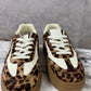 Sooki Leopard Print Platform Trainers