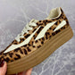 Sooki Leopard Print Platform Trainers