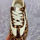 Sooki Leopard Print Platform Trainers