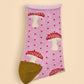 Tiny Toadstool Ankle Socks