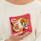 Velvet Embroidered Mini Zip Bag Thrill of the Tiger