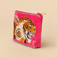 Velvet Embroidered Mini Zip Bag Thrill of the Tiger