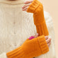 Cassia Wrist Warmer Gloves Tangerine