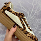 Sooki Leopard Print Platform Trainers