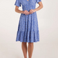 Aimee Knee Length Dress Blue