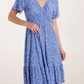 Aimee Knee Length Dress Blue