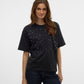 Yda Crystal T Shirt Black