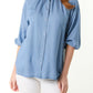 Alice Balloon Sleeve Denim Shirt