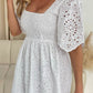 Aspen Broidery Tiered Midaxi Dress White