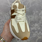 Blake Trainers Khaki Brown and Gold