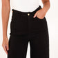 Halle Black Wide Leg Jeans