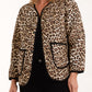 Cain Leopard Print Quilted Jacket