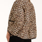 Cain Leopard Print Quilted Jacket