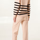 Louisa Trousers and Jumper Loungewear Set Beige