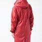 Zoe Longline Red Rain Coat