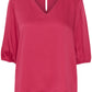 Ilene V Neck Blouse Vivacious