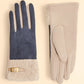 Audrey Gloves Denim